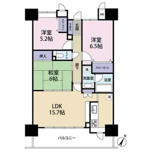 東急ドエル・アルス和泉中央(0005923)【6階】の間取り