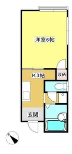 メゾン森B【202号室】の間取り