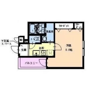 大阪府大阪市旭区大宮4丁目【アパート】の間取り
