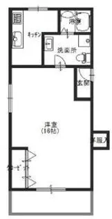 ニゴマンション【3-S号室】の間取り