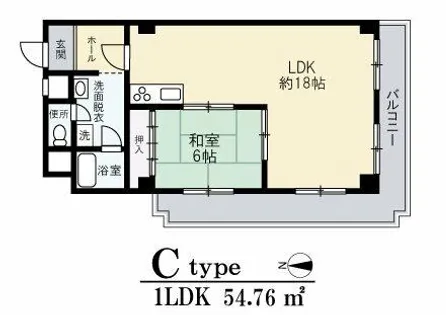 マンションジュエル【2階】の間取り