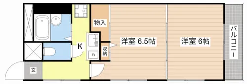 クッキィーセタ【7階】の間取り