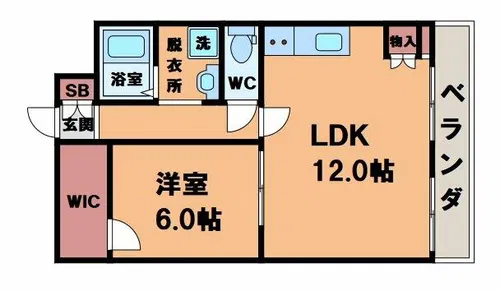 レインボーコートパートⅡ【3階】の間取り