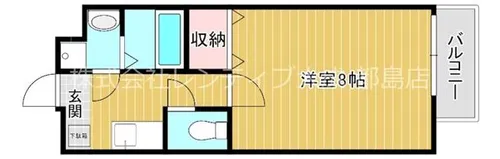 大阪府大阪市都島区片町1丁目【マンション】の間取り