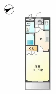 MOE Ⅲ【2階】の間取り