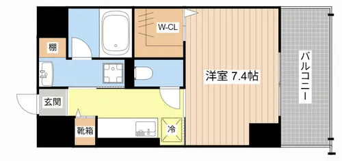 Pronity Hill【7階】の間取り