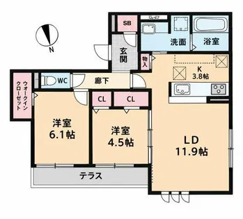 Passaro Grande桃ヶ池(パッサログランデ)【3階】の間取り