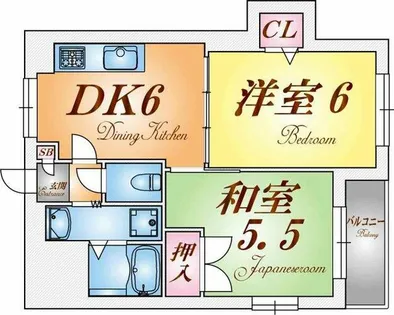 ラルゴTN【6階】の間取り