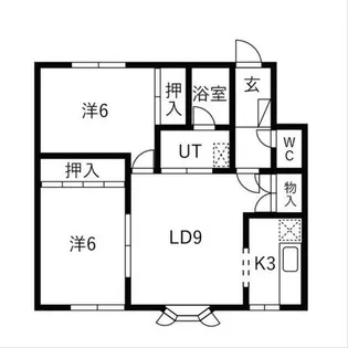 グリーンシャルマンD【3階】の間取り
