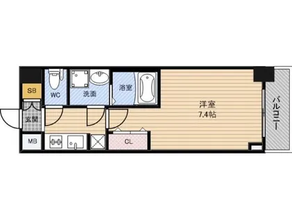 大阪府大阪市福島区鷺洲4丁目【マンション】の間取り
