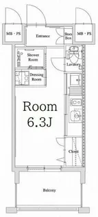 福岡県福岡市中央区春吉2丁目【マンション】の間取り