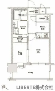 エンクレスト博多駅前ART【14階】の間取り