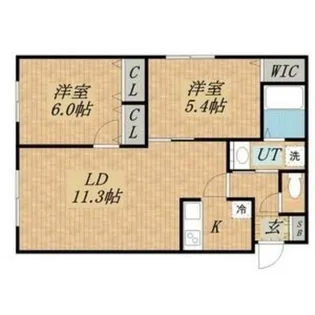 北海道札幌市東区北四十一条東3丁目【マンション】の間取り