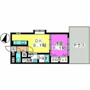 福岡県福岡市東区筥松3丁目【マンション】の間取り
