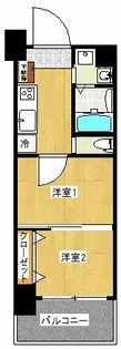 福岡県福岡市中央区清川2丁目【マンション】の間取り