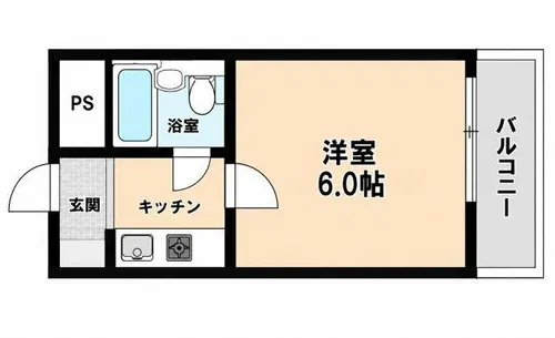 プラビマンション【2階】の間取り