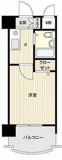 福岡県福岡市中央区春吉2丁目【マンション】の間取り