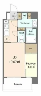 福岡県福岡市中央区六本松2丁目【マンション】の間取り