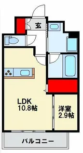 ロイヤル博多駅南【14階】の間取り
