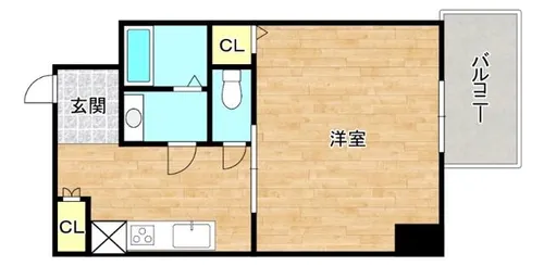 CLASS HILLS 新深江【3階】の間取り