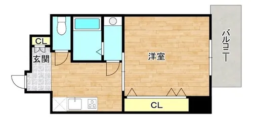 CLASS HILLS 新深江【302号室】の間取り