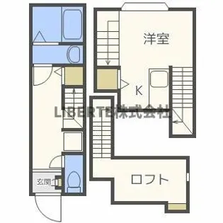 福岡県福岡市中央区平尾3丁目【アパート】の間取り
