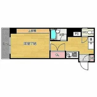 コンフォートアスカ東公園【4階】の間取り