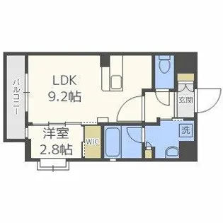 グラン博多ロジェ【10階】の間取り