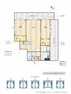 ロイヤルガーデン博多アネックス【1階】の間取り