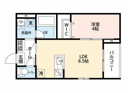 福岡県福岡市西区今宿東2丁目【アパート】の間取り