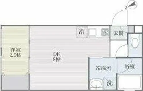 福岡県福岡市南区玉川町【アパート】の間取り