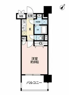 サヴォイ ラ・マリナ ドゥ ハカタ【9階】の間取り