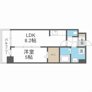 福岡県福岡市博多区美野島3丁目【マンション】の間取り