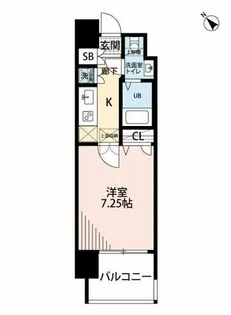 福岡県福岡市博多区大博町【マンション】の間取り
