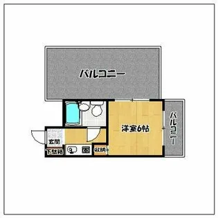 フォーラム藤崎【4階】の間取り