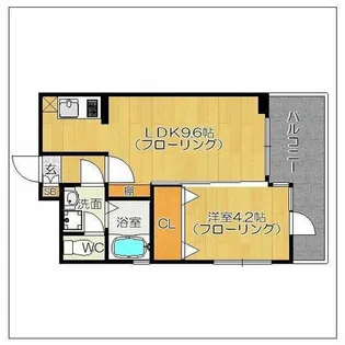 福岡県福岡市中央区平尾2丁目【マンション】の間取り