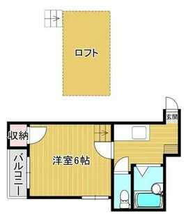 メローハイム高宮【2階】の間取り