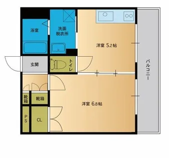 チコハウス【6階】の間取り