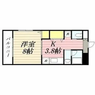 福岡県福岡市東区馬出1丁目【マンション】の間取り