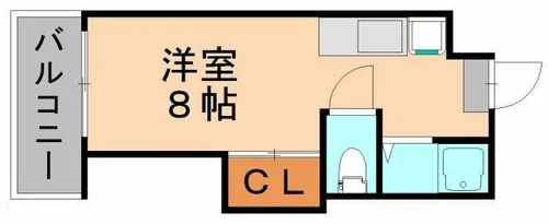 福岡県福岡市東区箱崎ふ頭3丁目【マンション】の間取り
