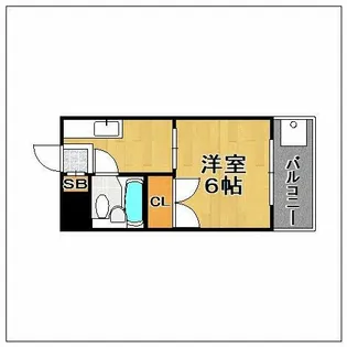 福岡県福岡市中央区那の川2丁目【マンション】の間取り
