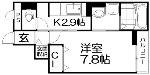 プログレNε【3階】の間取り