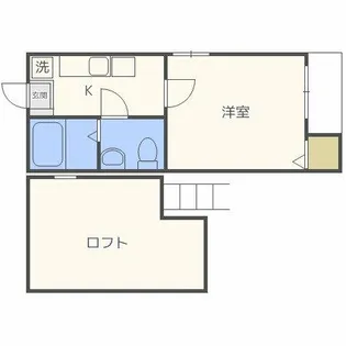 福岡県福岡市東区馬出4丁目【アパート】の間取り