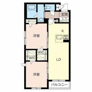 リラフォート 白坂【0303号室】の間取り