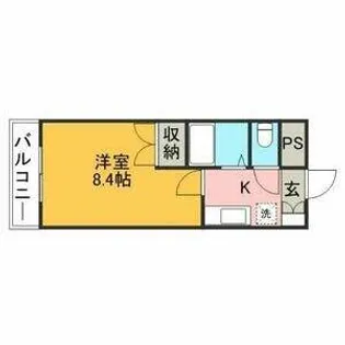 福岡県福岡市南区高木1丁目【マンション】の間取り