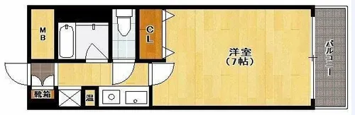 福岡県福岡市南区大楠3丁目【マンション】の間取り
