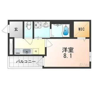 フジパレス今川公園東Ⅱ番館【1階】の間取り
