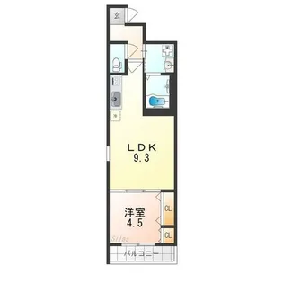 フジパレス今川公園東Ⅱ番館【1階】の間取り