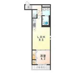 フジパレス今川公園東Ⅱ番館【1階】の間取り