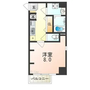 エヌエムスワサント【1階】の間取り